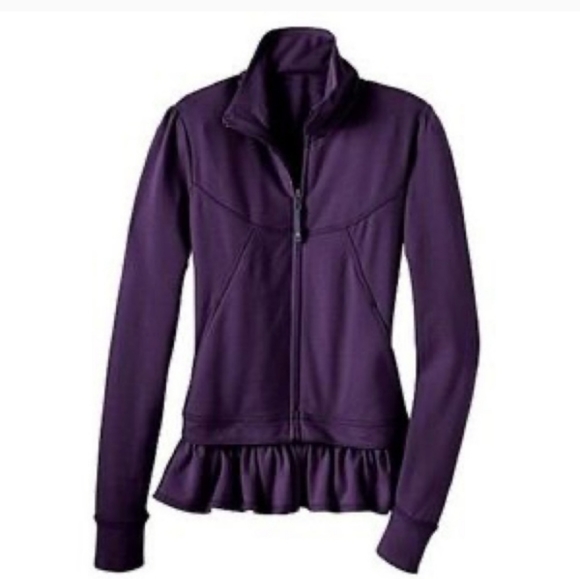 Athleta Tops - EUC Athleta full zip with removable peplum